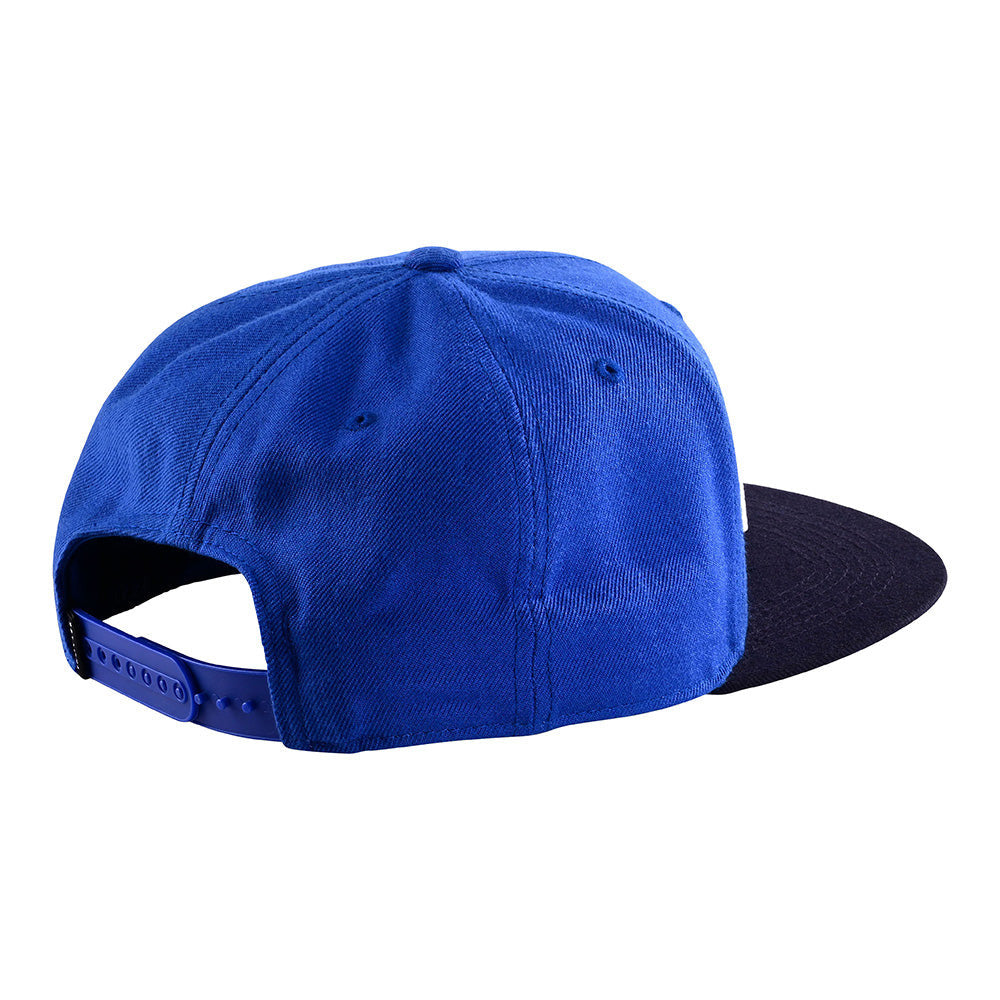 Troy Lee Designs Snapback Hat Signature Blue/White OSFA
