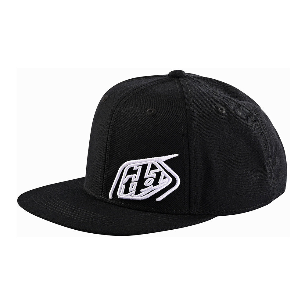 Troy Lee Designs Snapback Hat Slice Black/White OSFA