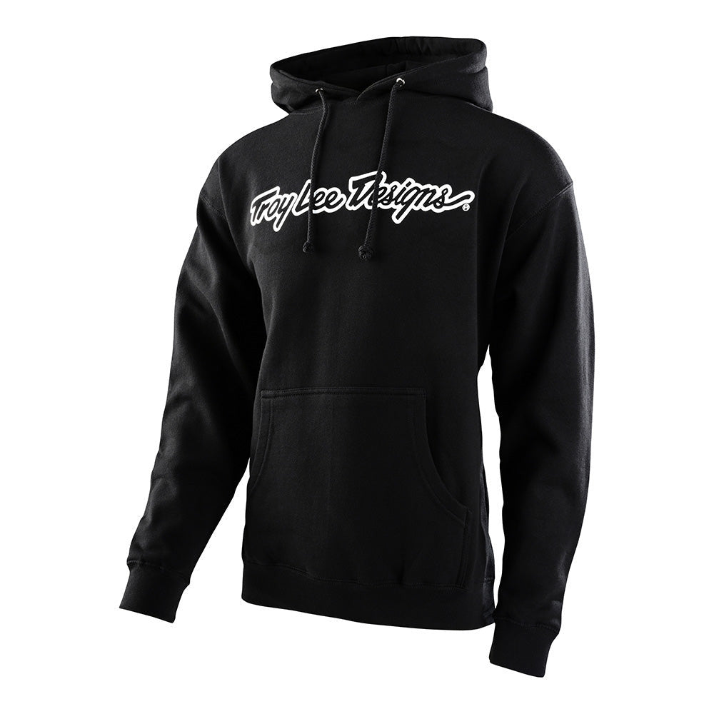 Troy Lee Designs Pullover Hoodie Signature Black
