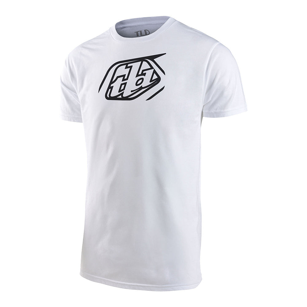 Troy Lee Designs Short Sleeve Tee Badge White