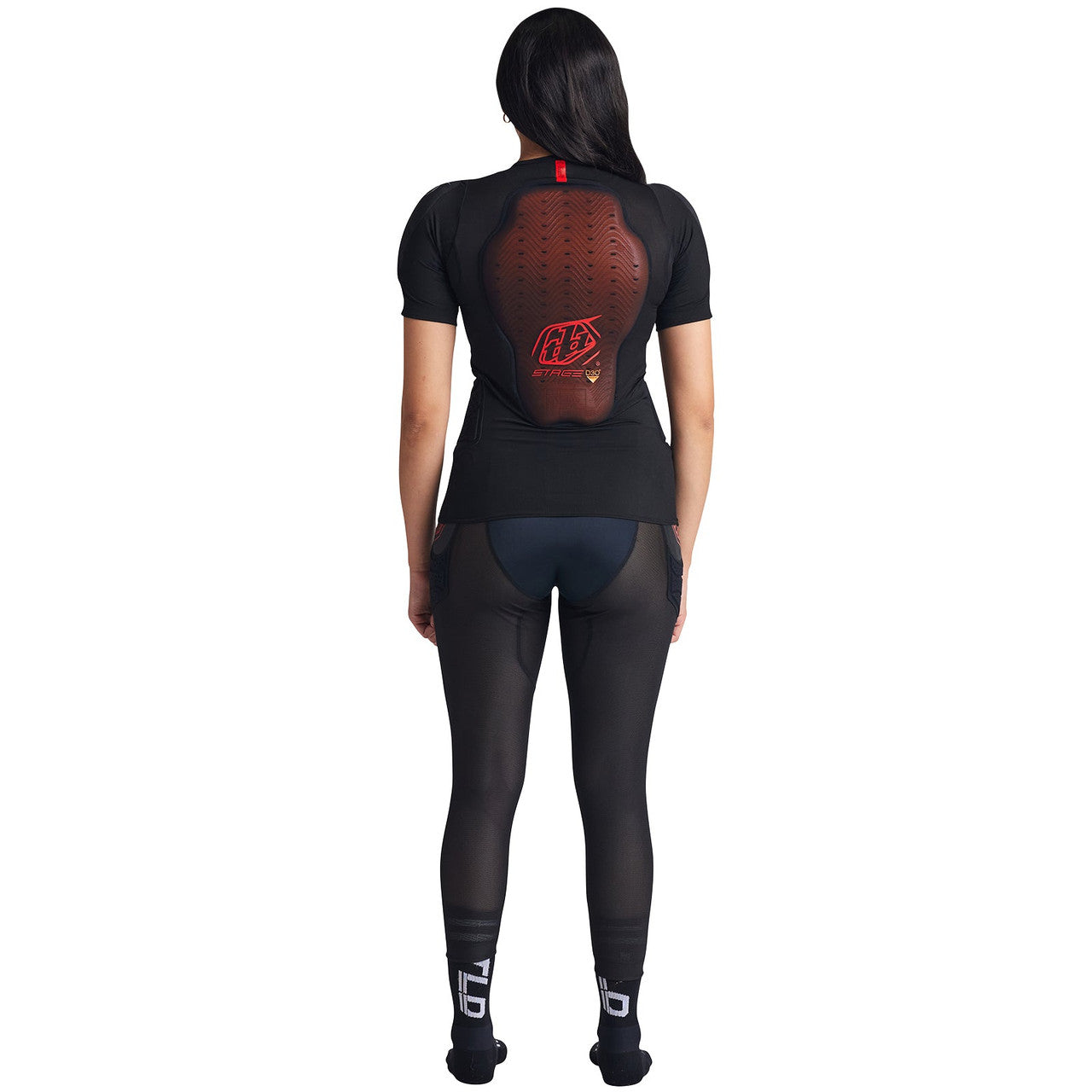 Troy Lee Designs Stage Ghost D30 Short Sleeve Baselayer Solid Black