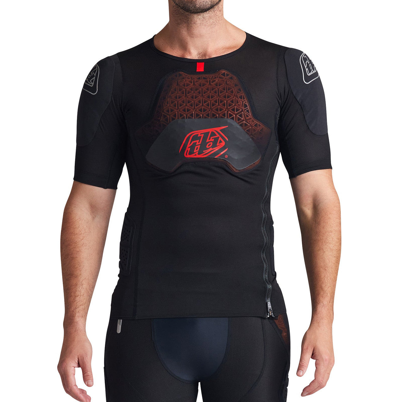 Troy Lee Designs Stage Ghost D30 Short Sleeve Baselayer Solid Black