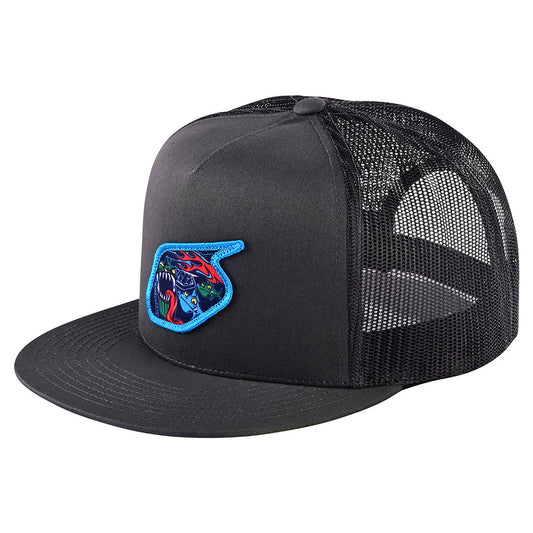 Troy Lee Designs History Snapback Trucker Hat Charcoal