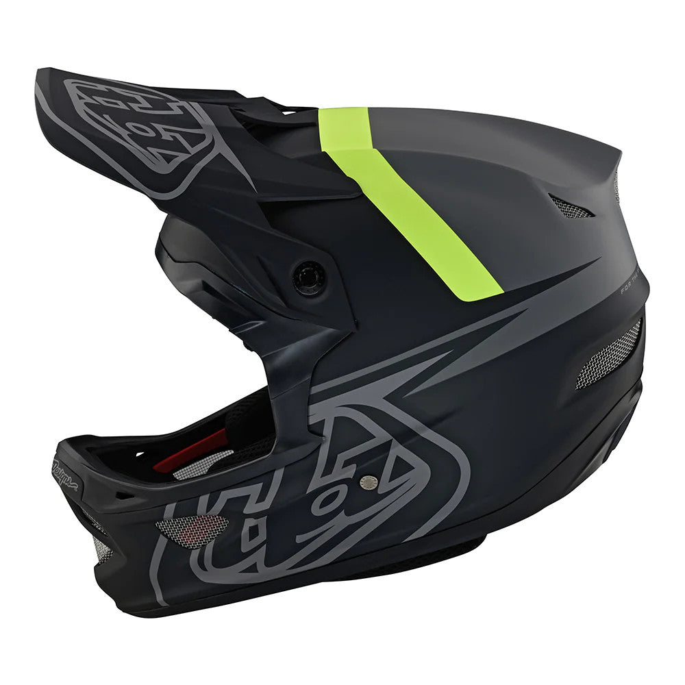 Troy Lee Designs D3 Fiberlite Bicycle Helmet Slant