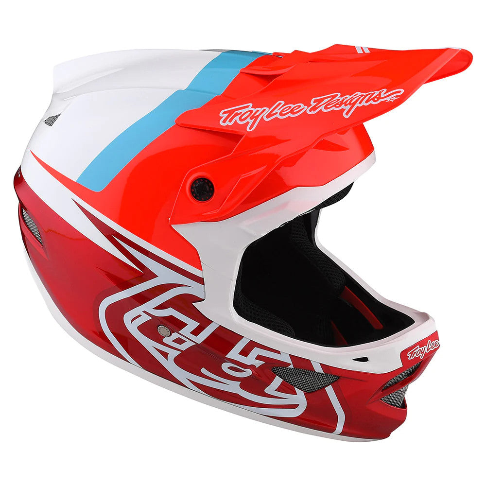 Troy Lee Designs D3 Fiberlite Bicycle Helmet Slant