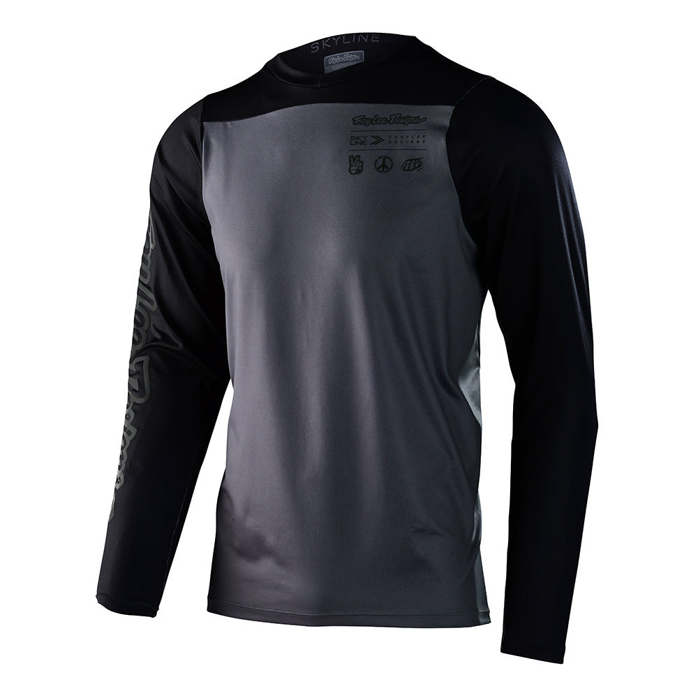 Troy Lee Designs Skyline LS Chill Jersey Mono Charcoal