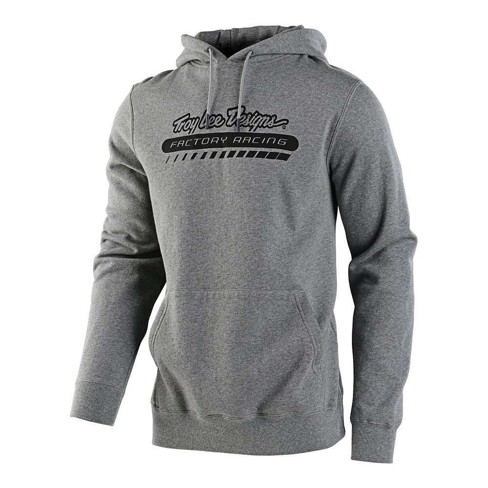 Troy Lee Designs Pullover Fleece TLD Factory Racing Heather Gray