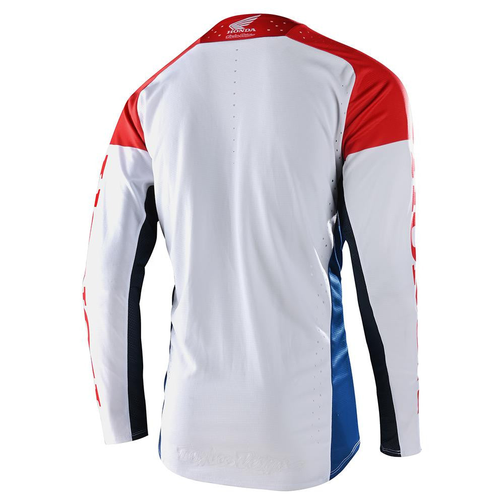 Troy Lee Designs 2022 SE Pro Jersey - Quattro Honda White/Blue