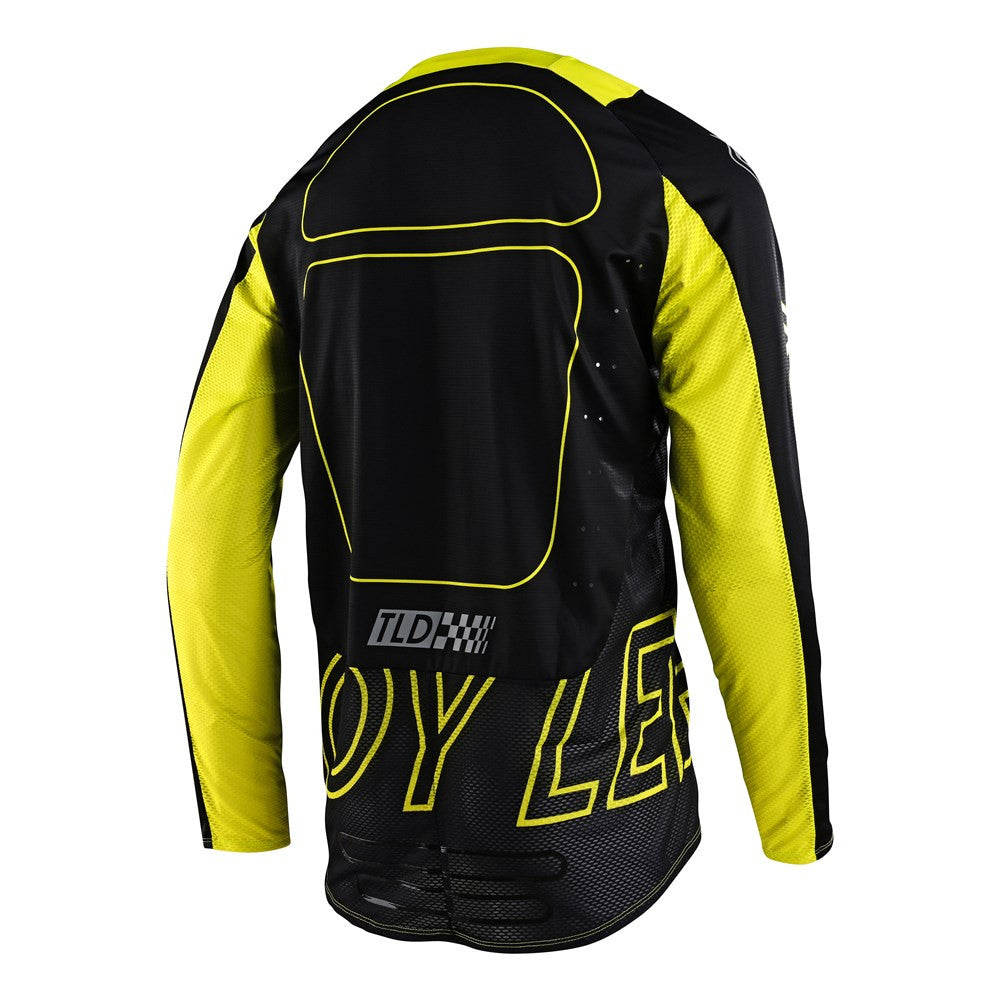 Troy Lee Designs 2023 SE Pro Jersey Pant Combo Drop In Black/Glo Yellow