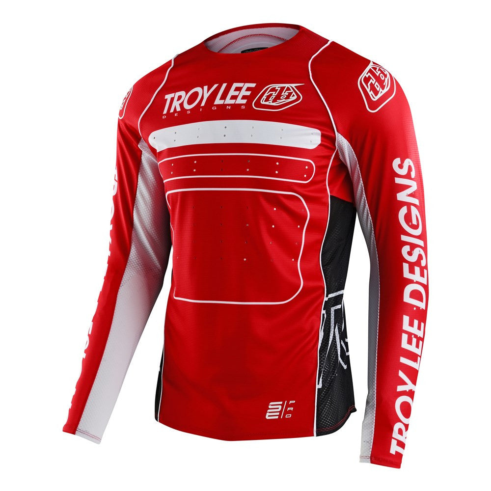 Troy Lee Designs 2023 SE Pro Jersey Pant Combo Drop In Red