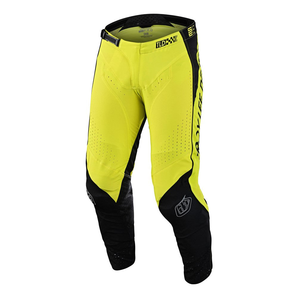 Troy Lee Designs 2023 SE Pro Jersey Pant Combo Drop In Black/Glo Yellow