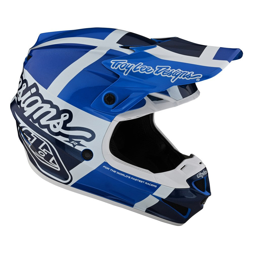 Troy Lee Designs Youth SE4 Polyacrylite Offroad Helmet with MIPS Quattro