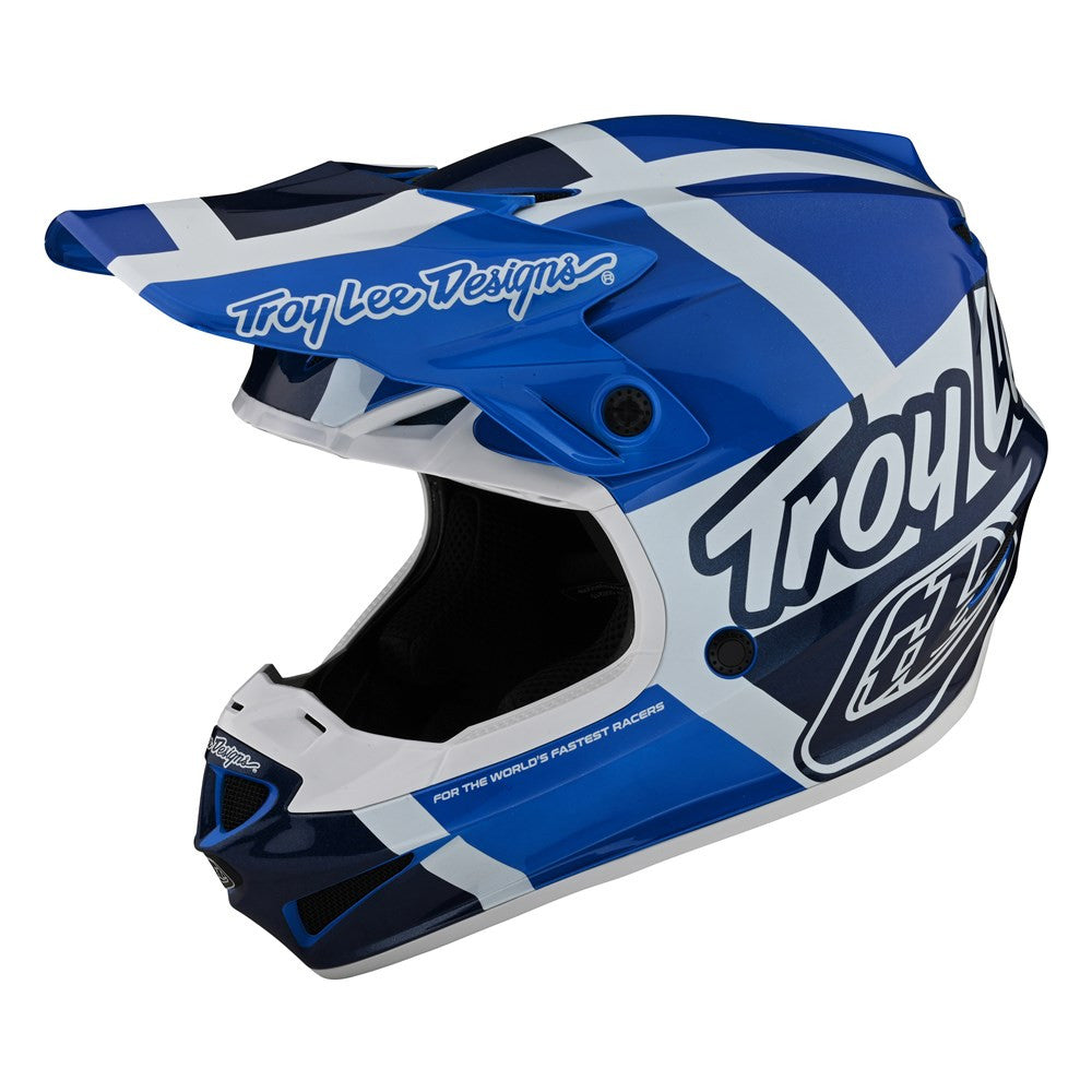Troy Lee Designs Youth SE4 Polyacrylite Offroad Helmet with MIPS Quattro