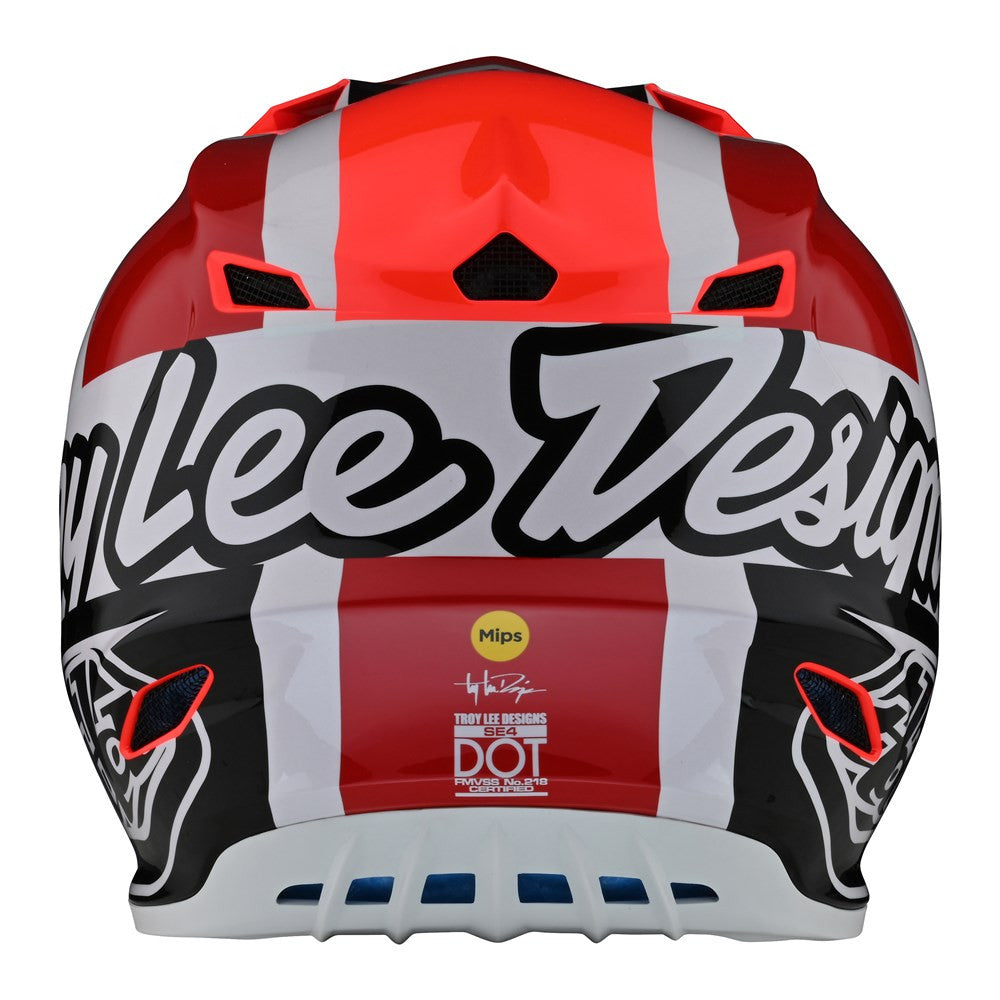 Troy Lee Designs Youth SE4 Polyacrylite Offroad Helmet with MIPS Quattro