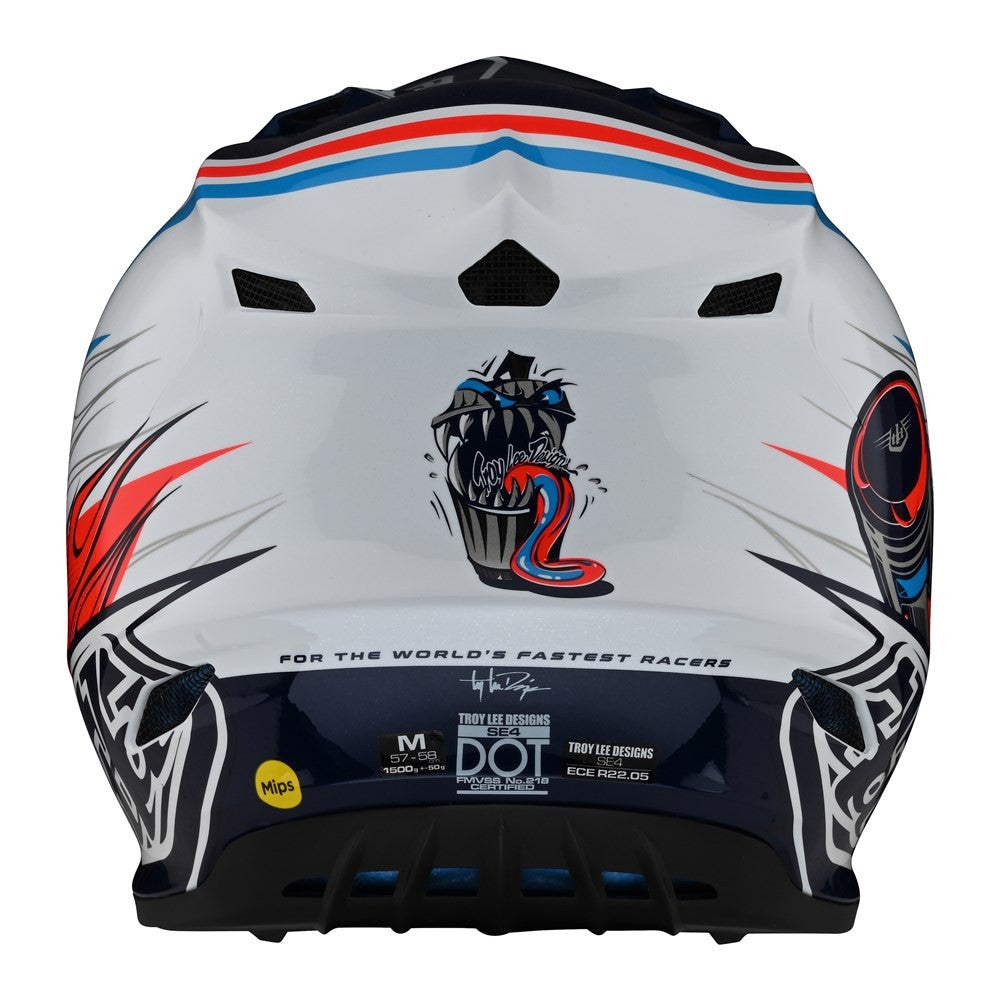 Troy Lee Designs Youth SE4 Polyacrylite Offroad Helmet with MIPS Skooly