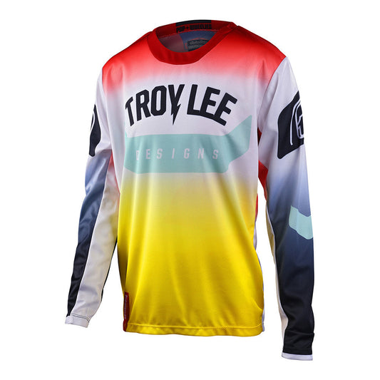 Troy Lee Designs Youth GP Jersey - Arc Acid Yellow/Red