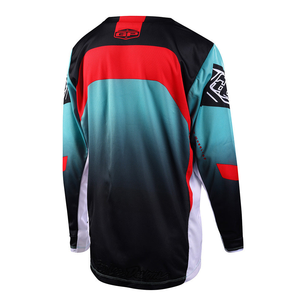 Troy Lee Designs Youth GP Jersey - Arc Turquoise/Neon Melon