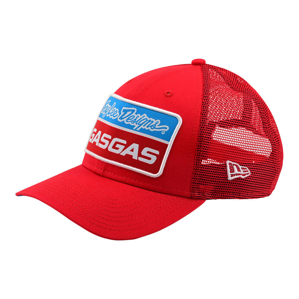 Troy Lee Designs TLD GasGas Team Stock Curved Snapback Hat Red
