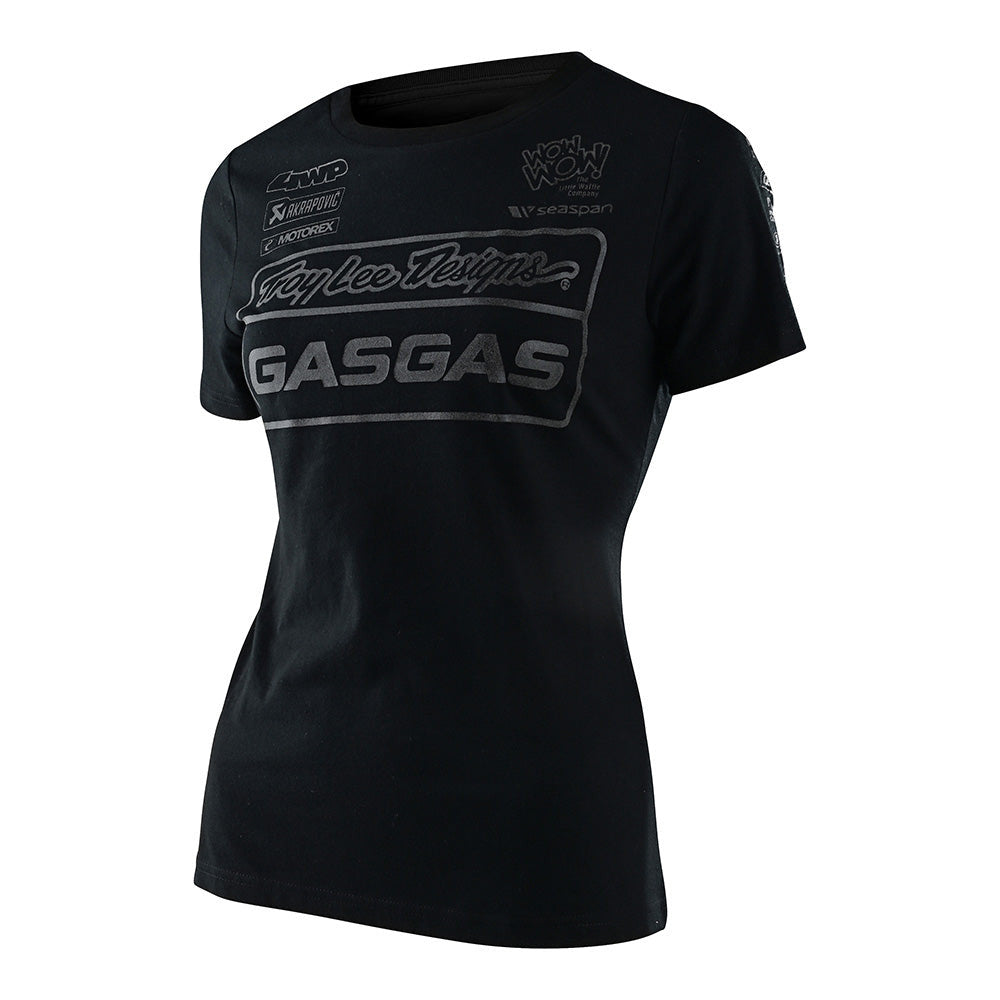 Troy Lee Designs Womens TLD GasGas Team SS Tee Black Reflective