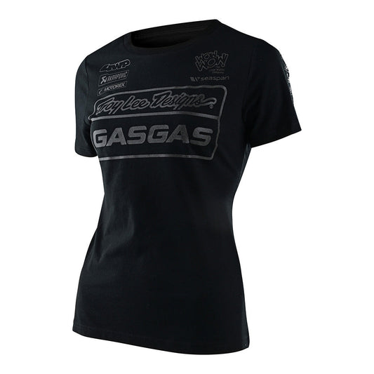 Troy Lee Designs Womens TLD GasGas Team SS Tee Black Reflective