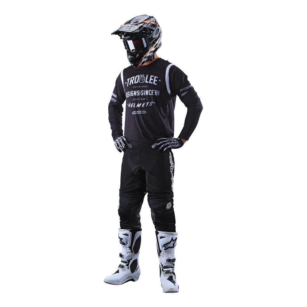 Troy Lee Designs 2022 GP Air Jersey and Pant Combo Roll Out Black