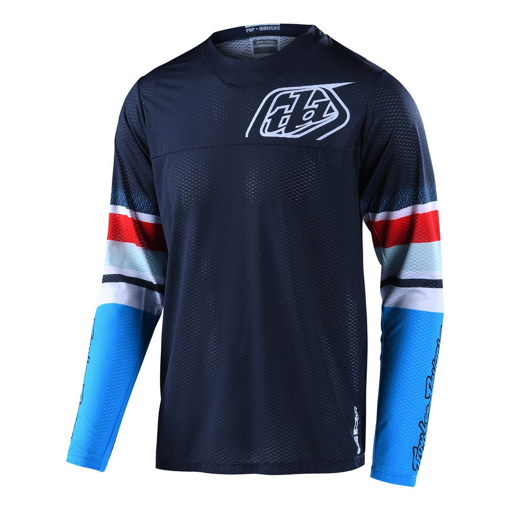 Troy Lee Designs 2022 GP Air Jersey and Pant Combo Warped Blue/Red