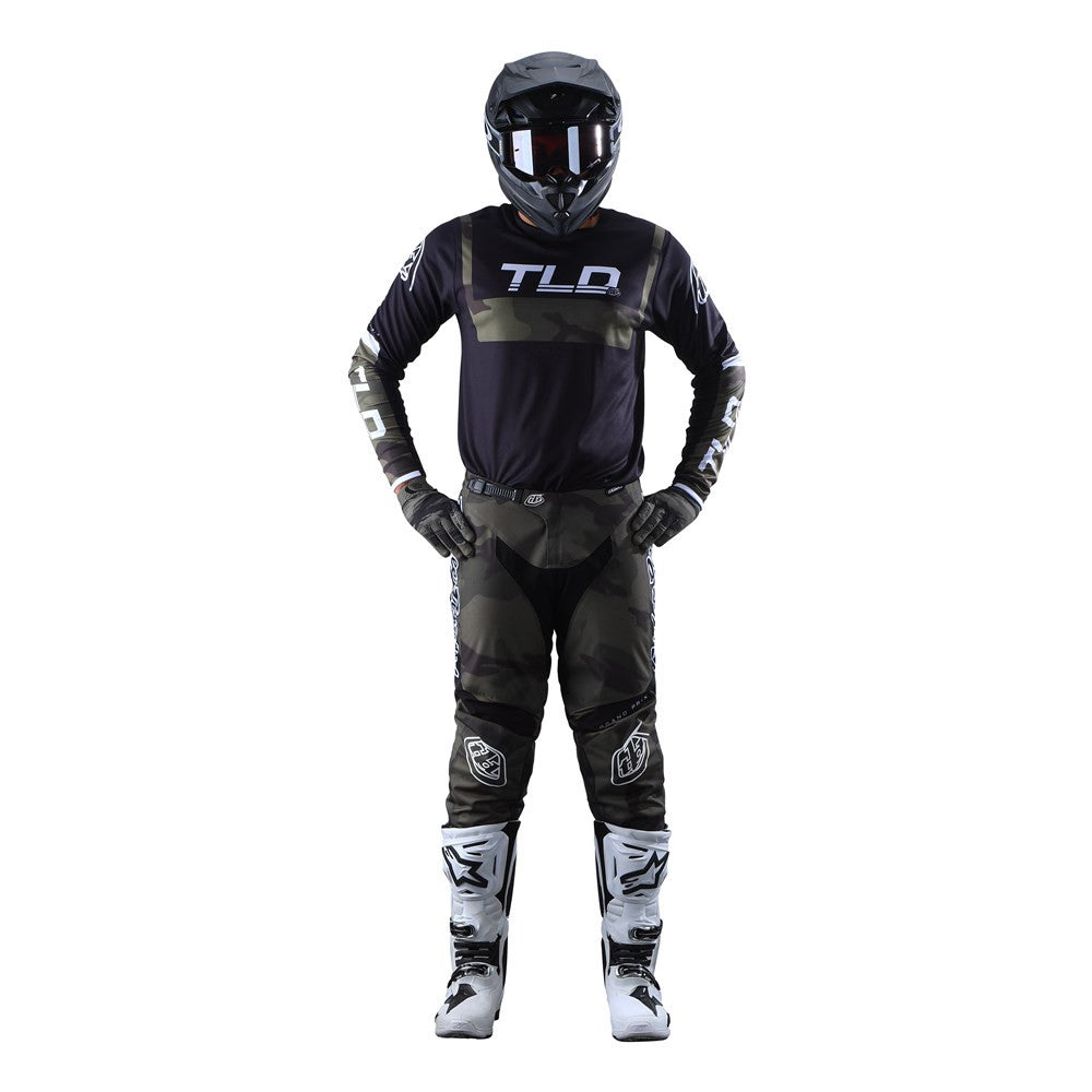 Troy Lee Designs 2022 GP Jersey and Pant Combo Brazen Camo Green