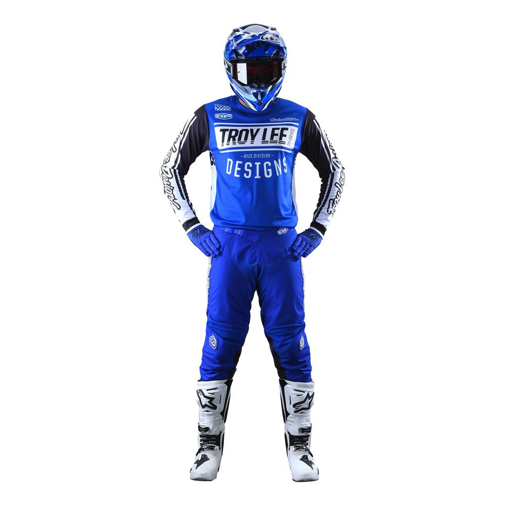 Troy Lee Designs 2022 GP Jersey and Pant Combo Race 81 Blue