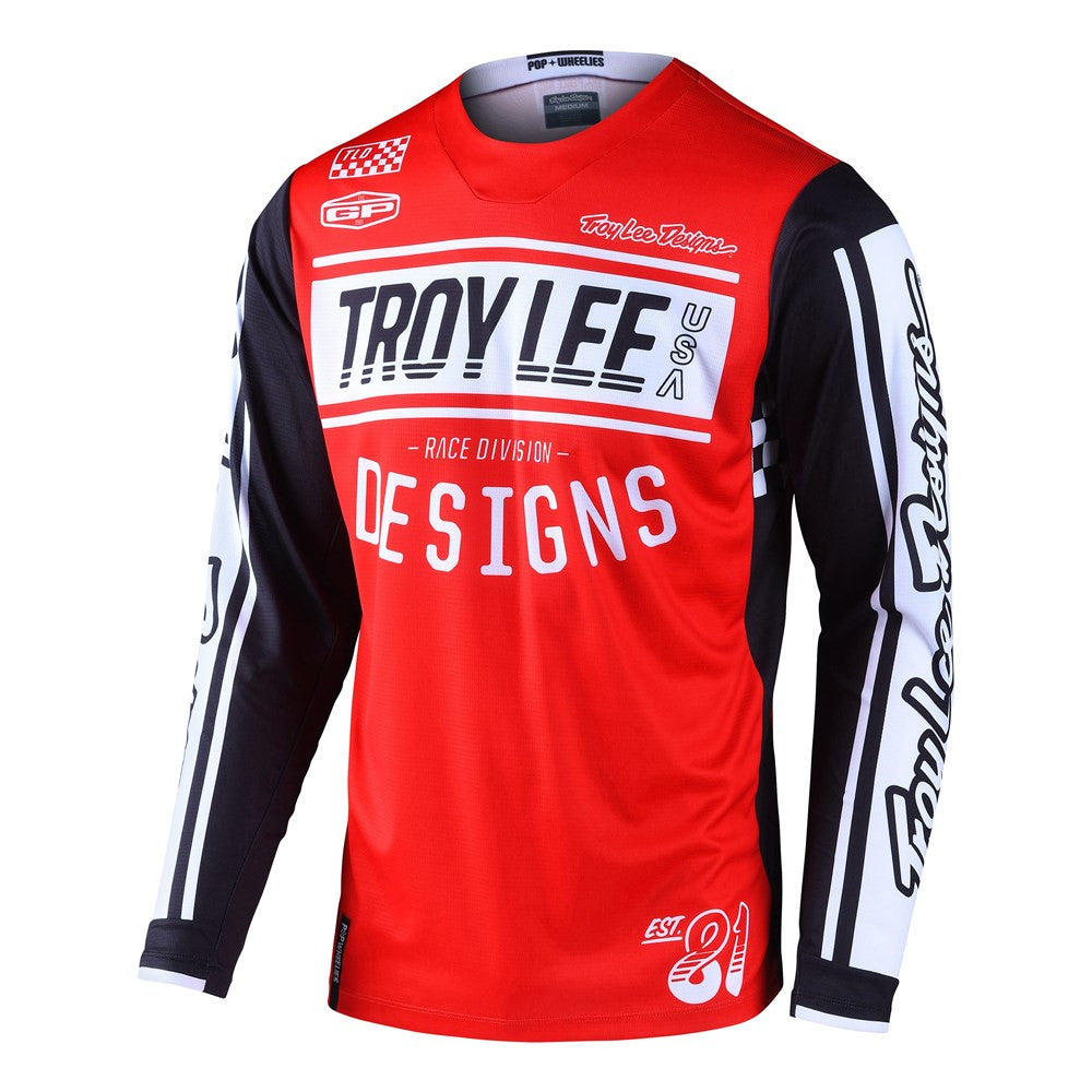 Troy Lee Designs 2022 GP Jersey and Pant Combo Race 81 Red