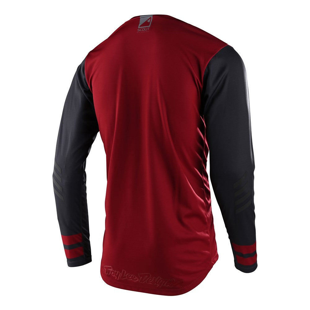 Troy Lee Designs Scout GP Jersey Pant Combo Peace & Wheelies Burgundy/Grey