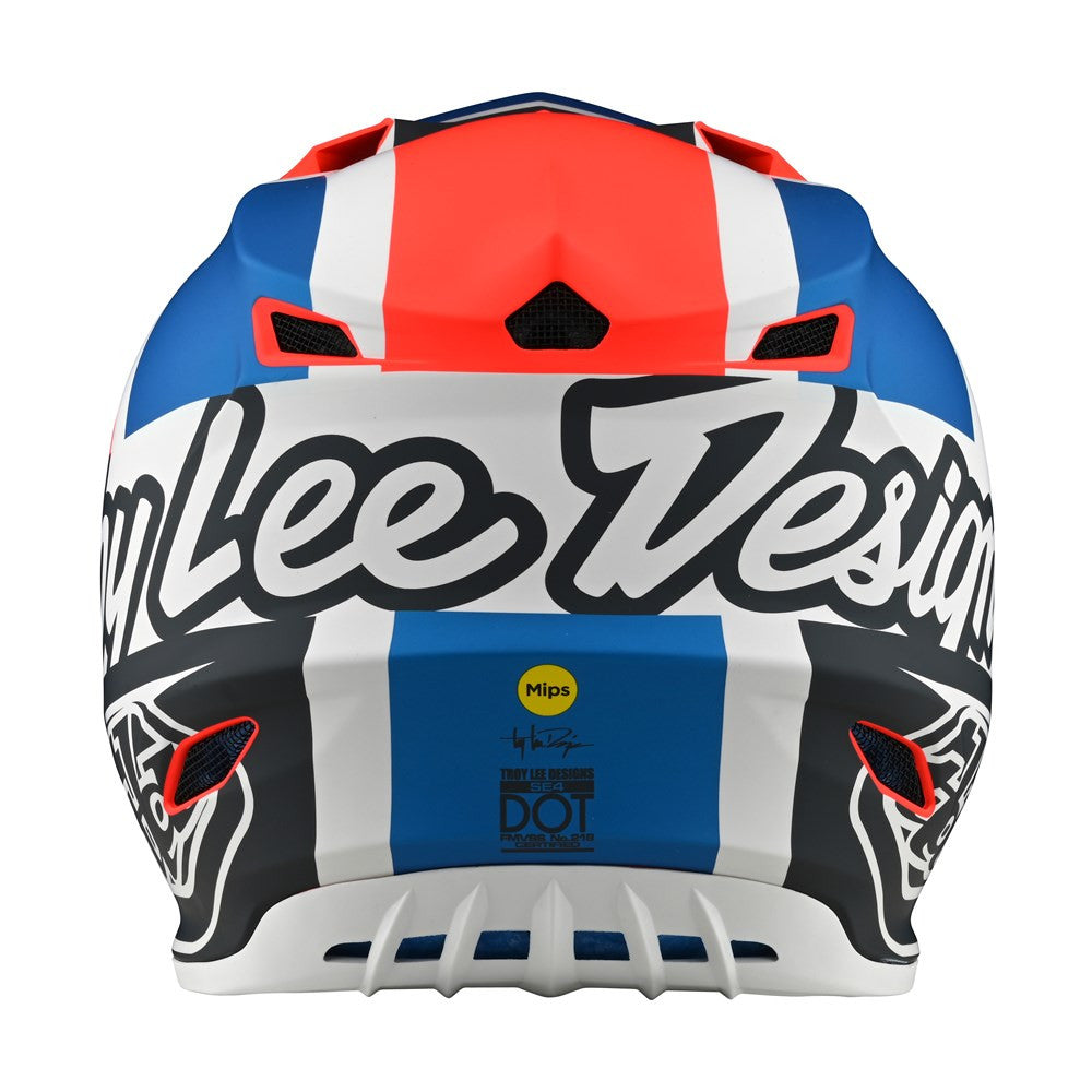 Troy Lee Designs Youth SE4 Polyacrylite Offroad Helmet with MIPS Quattro