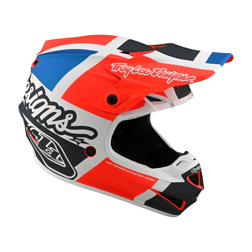Troy Lee Designs Youth SE4 Polyacrylite Offroad Helmet with MIPS Quattro