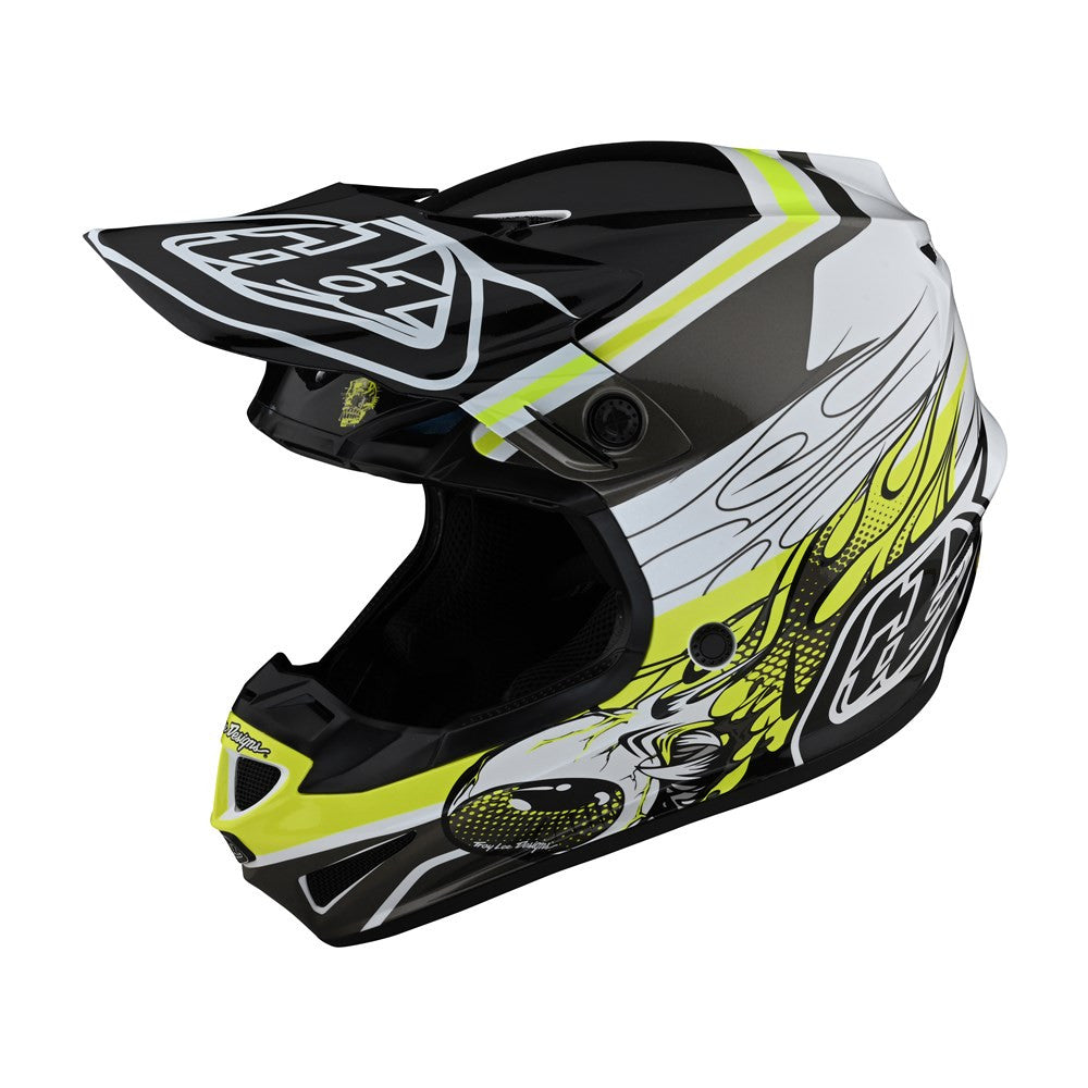 Troy Lee Designs Youth SE4 Polyacrylite Offroad Helmet with MIPS Skooly