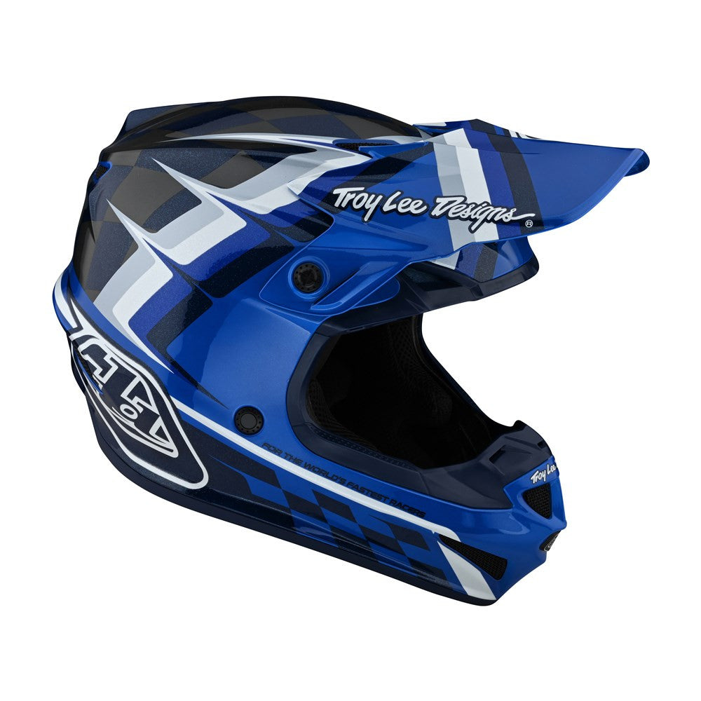 Troy Lee Designs SE4 Polyacrylite Offroad Helmet with MIPS Warped