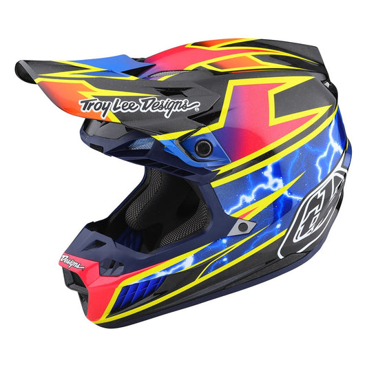 Troy Lee Designs SE5 Carbon Offroad Helmet with MIPS Lightning