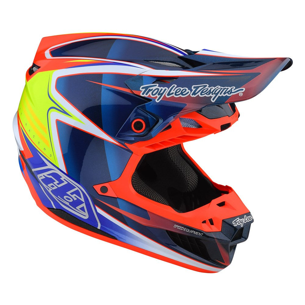 Troy Lee Designs SE5 Carbon Offroad Helmet with MIPS Lines