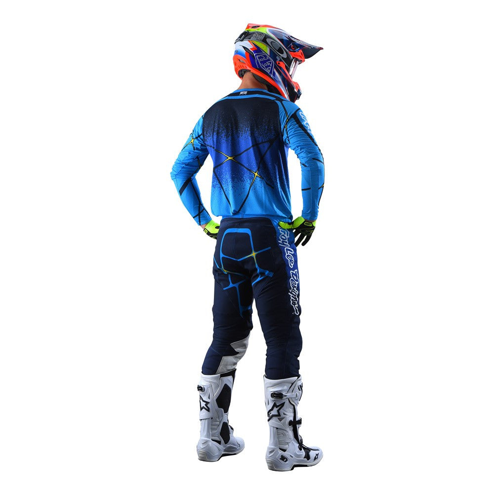 Troy Lee Designs 2022 SE Pro Air Jersey and Pant Combo Webstar Navy/Blue