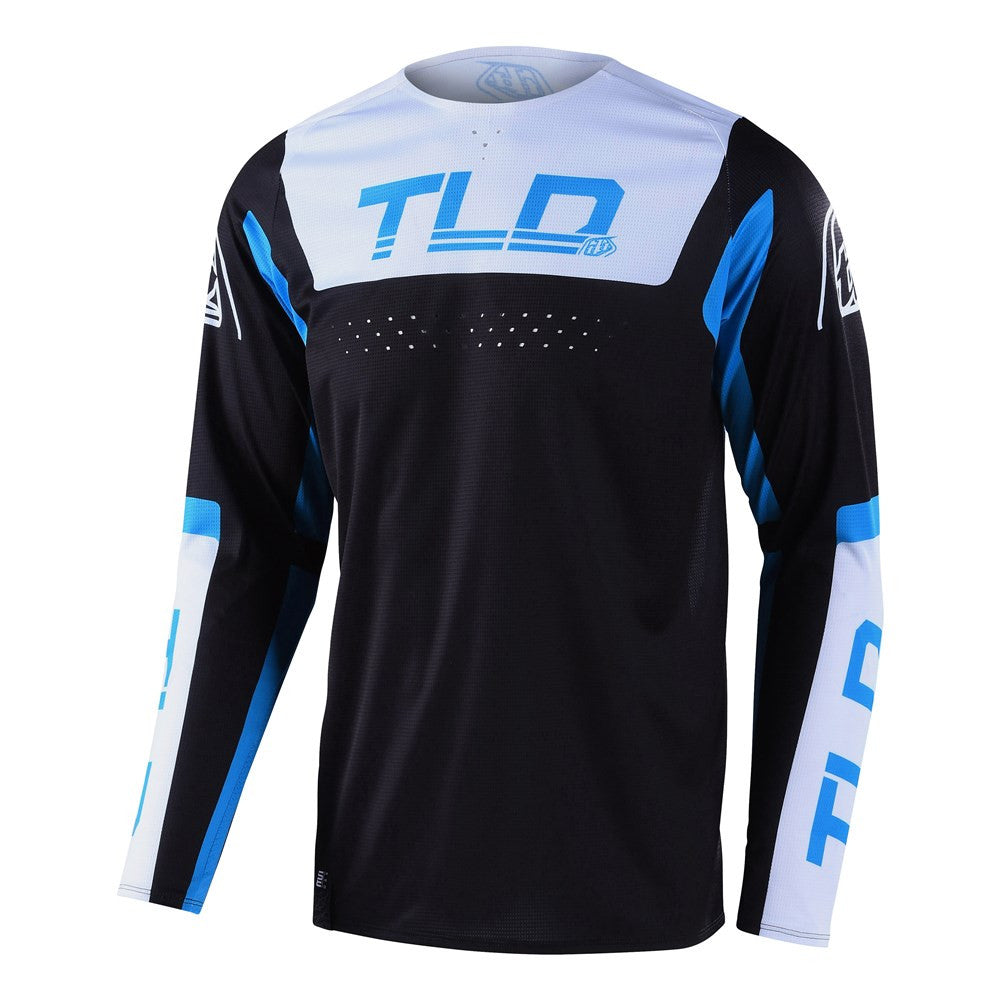 Troy Lee Designs 2022 SE Pro Jersey and Pant Combo Fractura Black/Blue