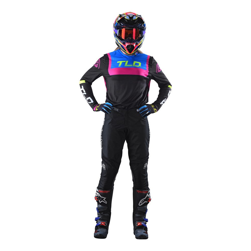 Troy Lee Designs 2023 Womens GP Jersey and Pant Combo Brazen Black