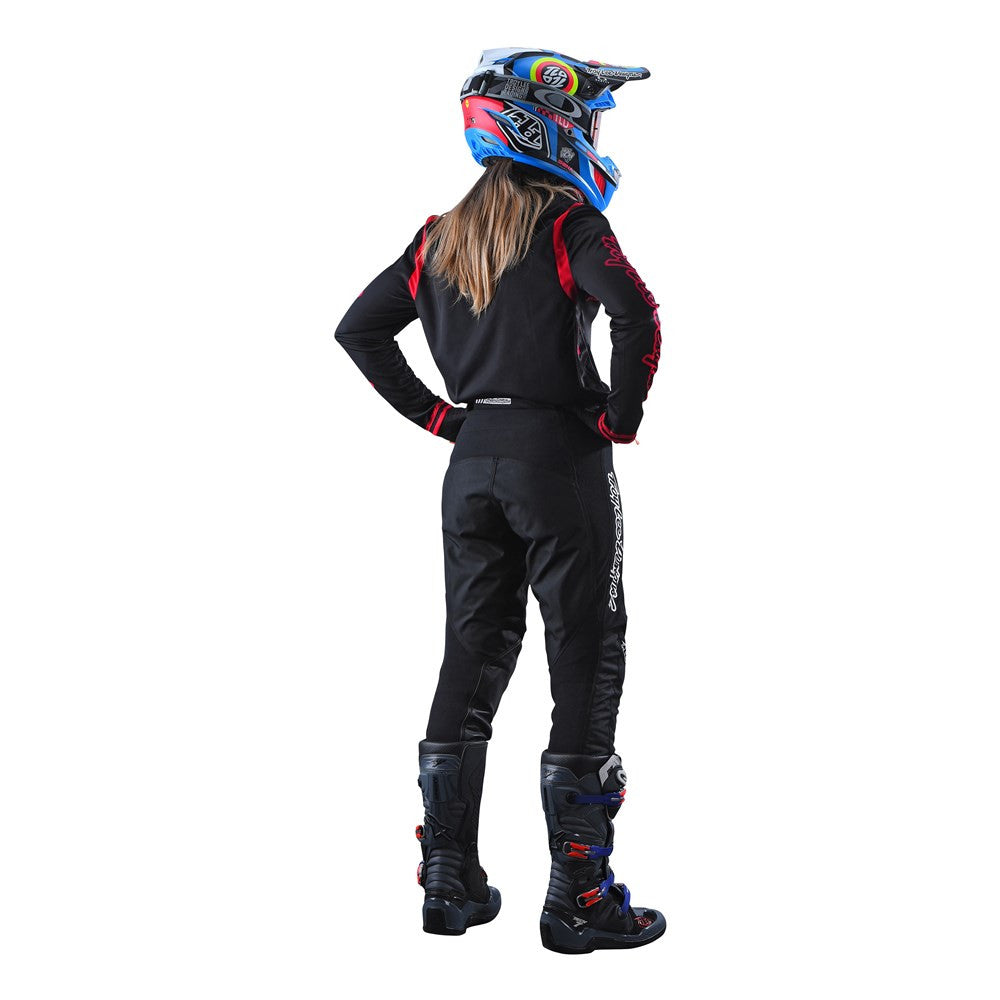 Troy Lee Designs 2023 Womens GP Jersey and Pant Combo Mono Black/Red