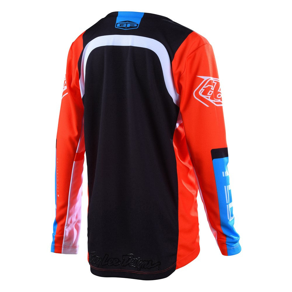 Troy Lee Designs 2022 Youth GP Jersey and Pant Combo Fractura Orange/Black