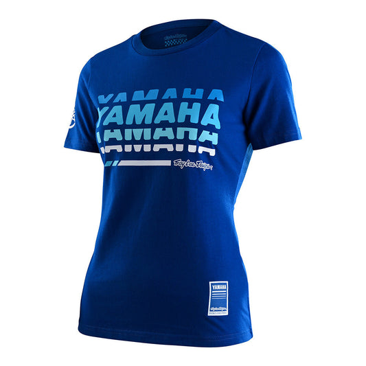 Troy Lee Designs Womens Short Sleeve Tee Yamaha XT-22 Blue