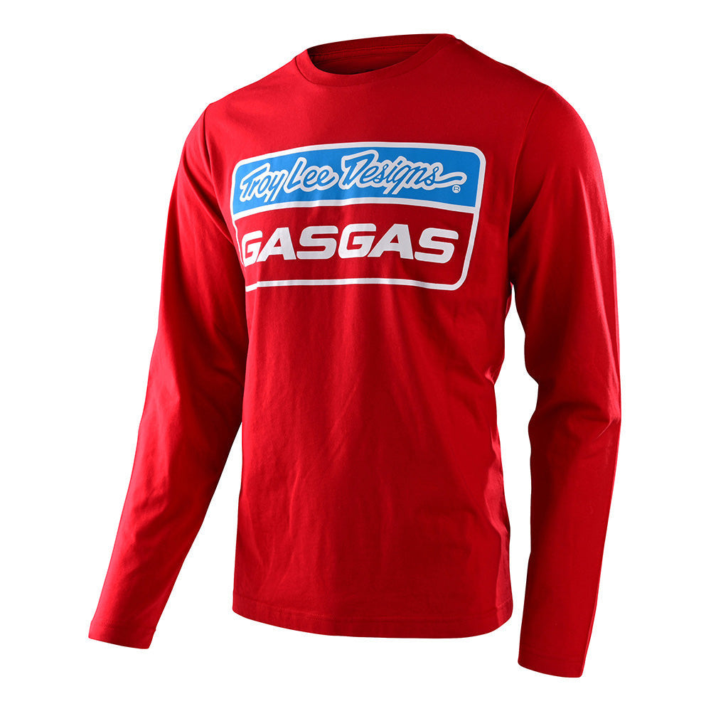 Troy Lee Designs TLD GasGas Team Stock LS Tee Red