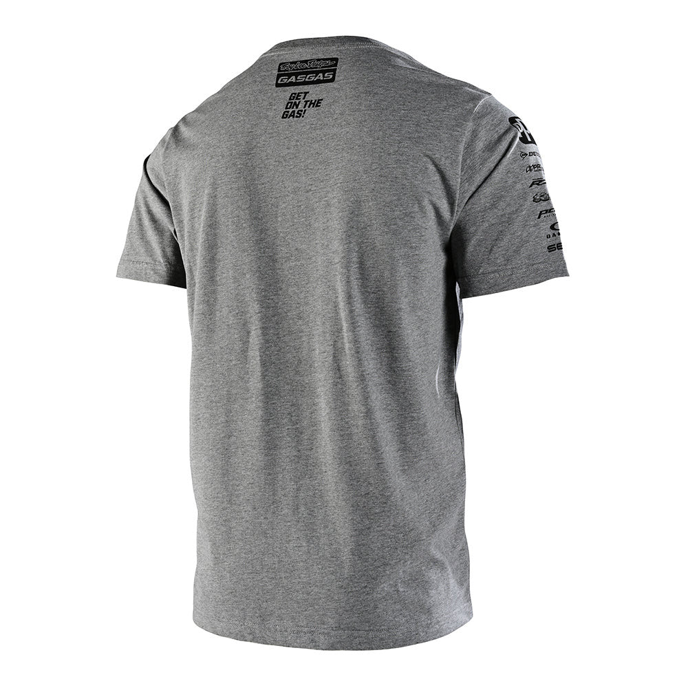 Troy Lee Designs TLD GasGas Team SS Tee Heather Gray