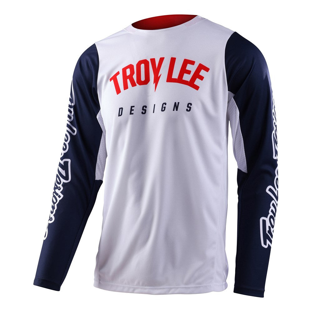 Troy Lee Designs 2023 GP Pro Boltz Jersey Mono Pant Combo - White/Navy