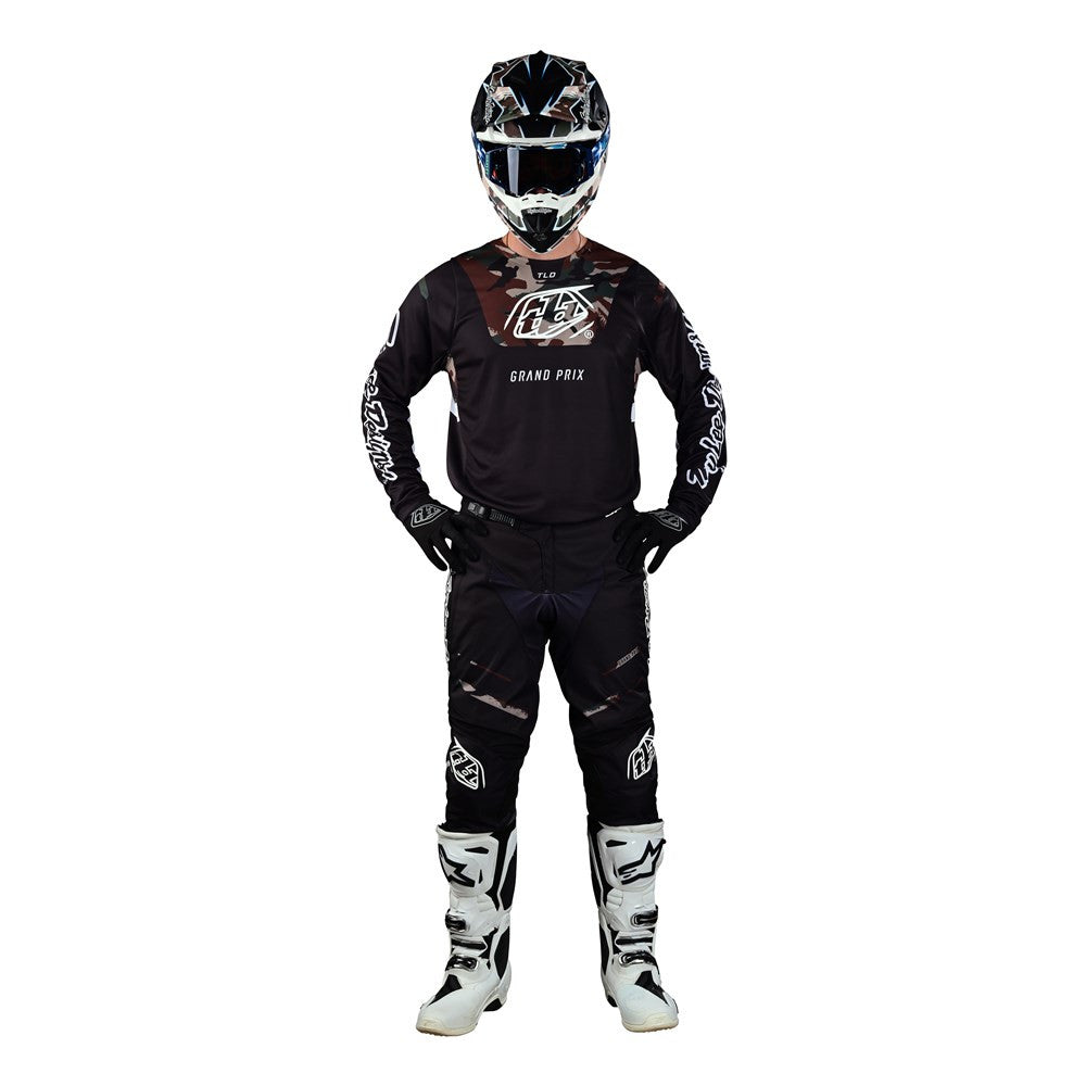 Troy Lee Designs 2023 GP Pro Blends Camo Jersey Pant Combo - Black/Green