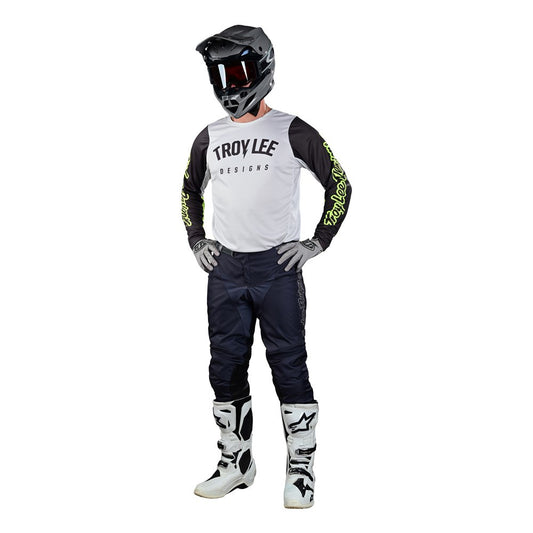 Troy Lee Designs 2023 GP Pro Boltz Jersey Mono Pant Combo - Fog/Flo Yellow