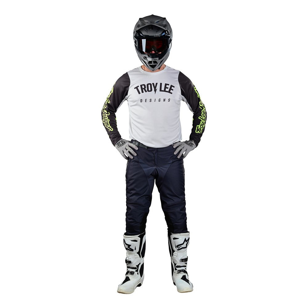 Troy Lee Designs 2023 GP Pro Boltz Jersey Mono Pant Combo - Fog/Flo Yellow