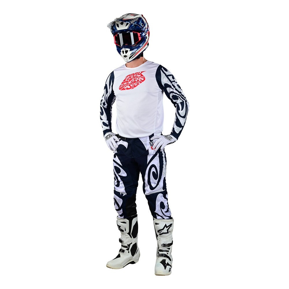 Troy Lee Designs 2023 GP Pro Hazy Friday Jersey Pant Combo - Navy/White