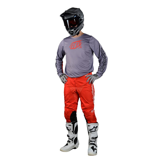 Troy Lee Designs 2023 GP Pro Icon Jersey Mono Pant Combo - Dark Gray/Burnt Orange